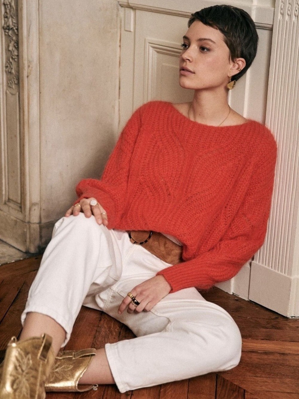Sezane Gisele Jumper Sweater Size XS NEW